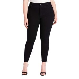 Jessica Simpson Women's Classic Black Corduroy Skinny Jeans